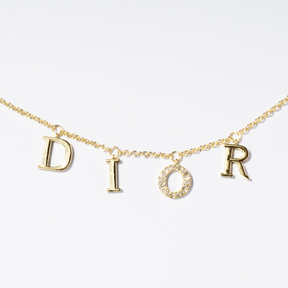 Exclusive Gold DR Necklace